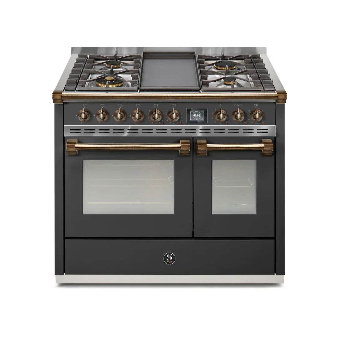 STEEL Cucine Ascot 100/2 - Mixed Hobs - Carvers Interiors - Cookers and Bathroom Showroom Wolverhampton