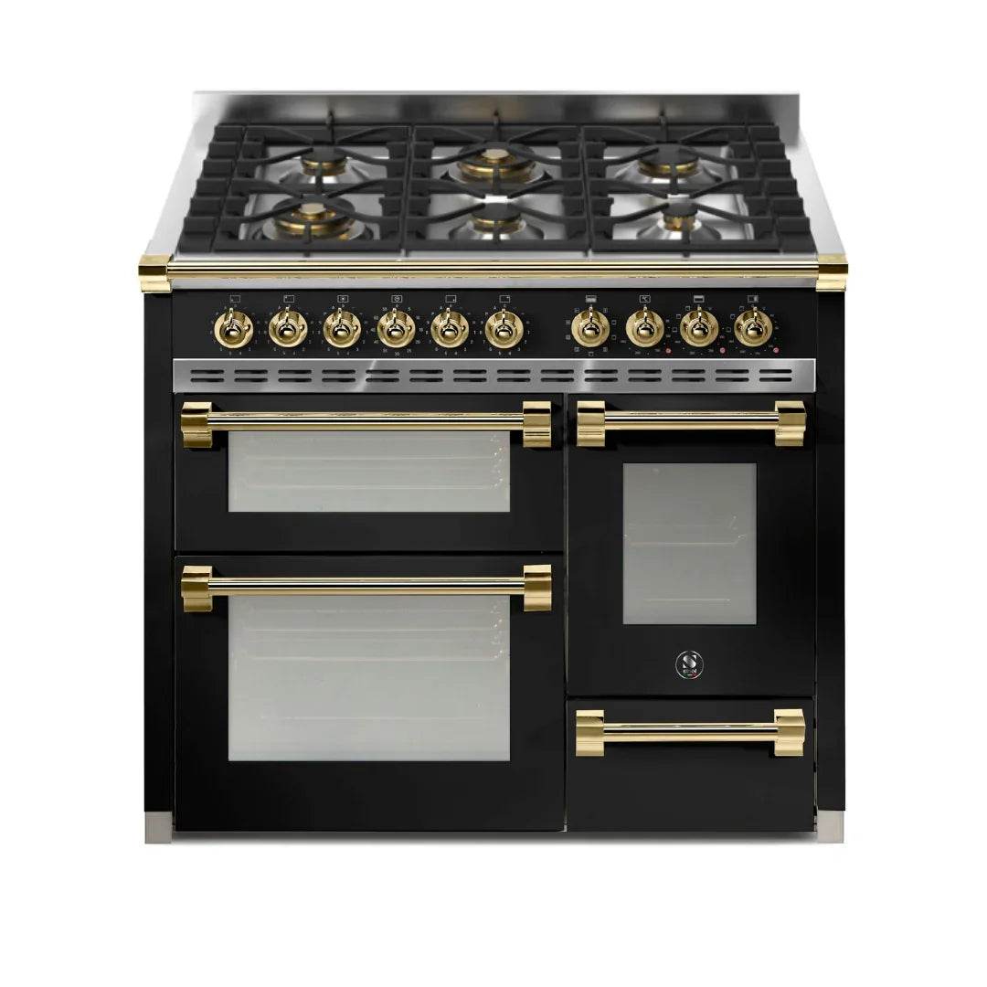 STEEL Cucine Ascot 100/3 - Gas Fuel - Carvers Interiors - Cookers and Bathroom Showroom Wolverhampton