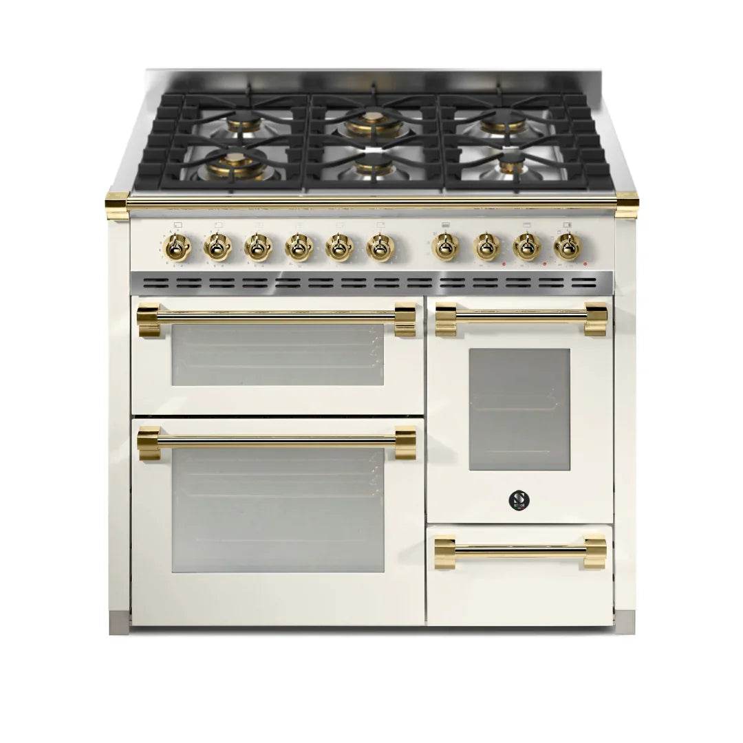 STEEL Cucine Ascot 100/3 - Gas Fuel - Carvers Interiors - Cookers and Bathroom Showroom Wolverhampton
