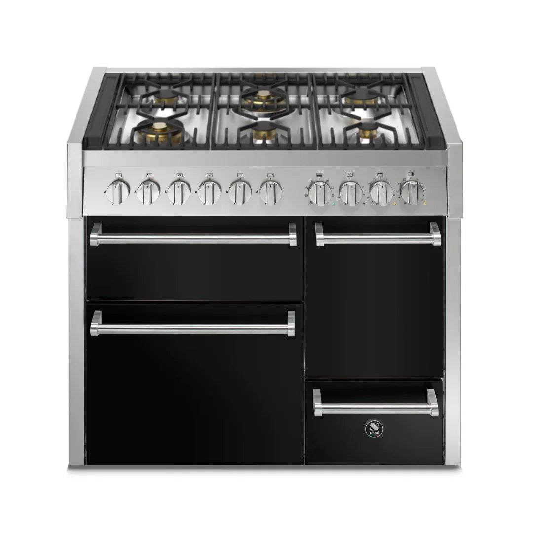 STEEL Cucine Genesi 100 cm - Triple Ovens - Carvers Interiors - Cookers and Bathroom Showroom Wolverhampton