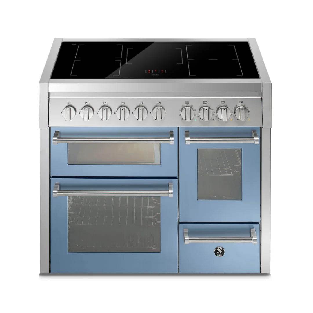 STEEL Cucine Genesi 100 cm - Triple Ovens - Carvers Interiors - Cookers and Bathroom Showroom Wolverhampton