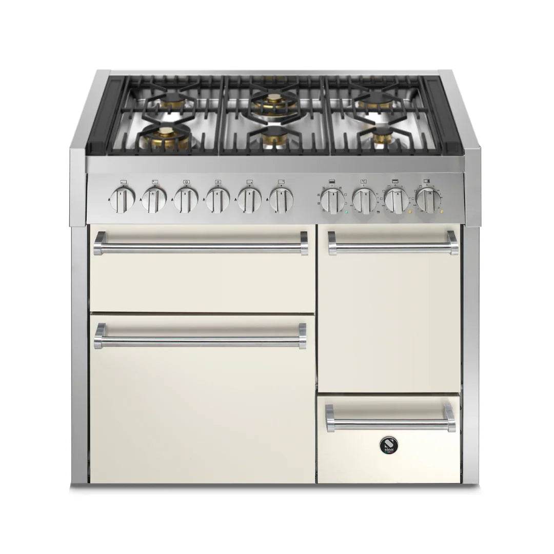 STEEL Cucine Genesi 100 cm - Triple Ovens - Carvers Interiors - Cookers and Bathroom Showroom Wolverhampton