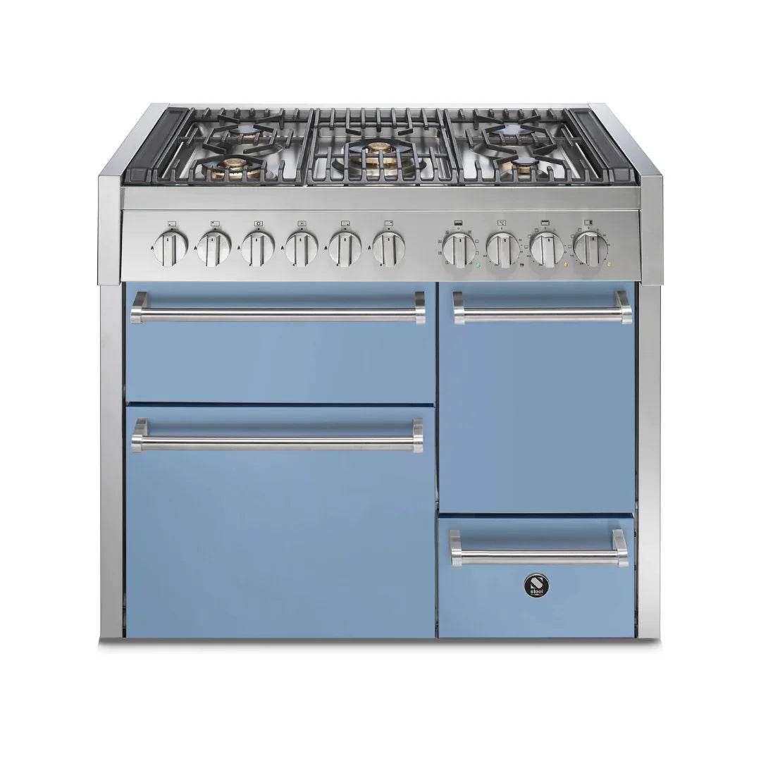 STEEL Cucine Genesi 100 cm - Triple Ovens - Carvers Interiors - Cookers and Bathroom Showroom Wolverhampton