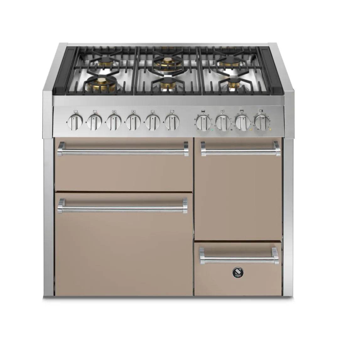STEEL Cucine Genesi 100 cm - Triple Ovens - Carvers Interiors - Cookers and Bathroom Showroom Wolverhampton