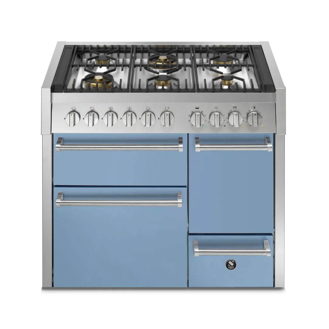 STEEL Cucine Genesi 100 cm - Triple Ovens - Carvers Interiors - Cookers and Bathroom Showroom Wolverhampton