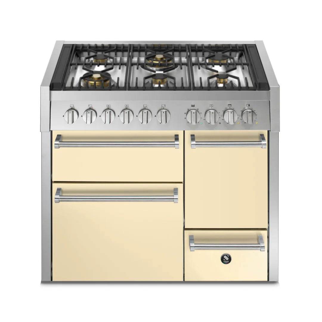 STEEL Cucine Genesi 100 cm - Triple Ovens - Carvers Interiors - Cookers and Bathroom Showroom Wolverhampton