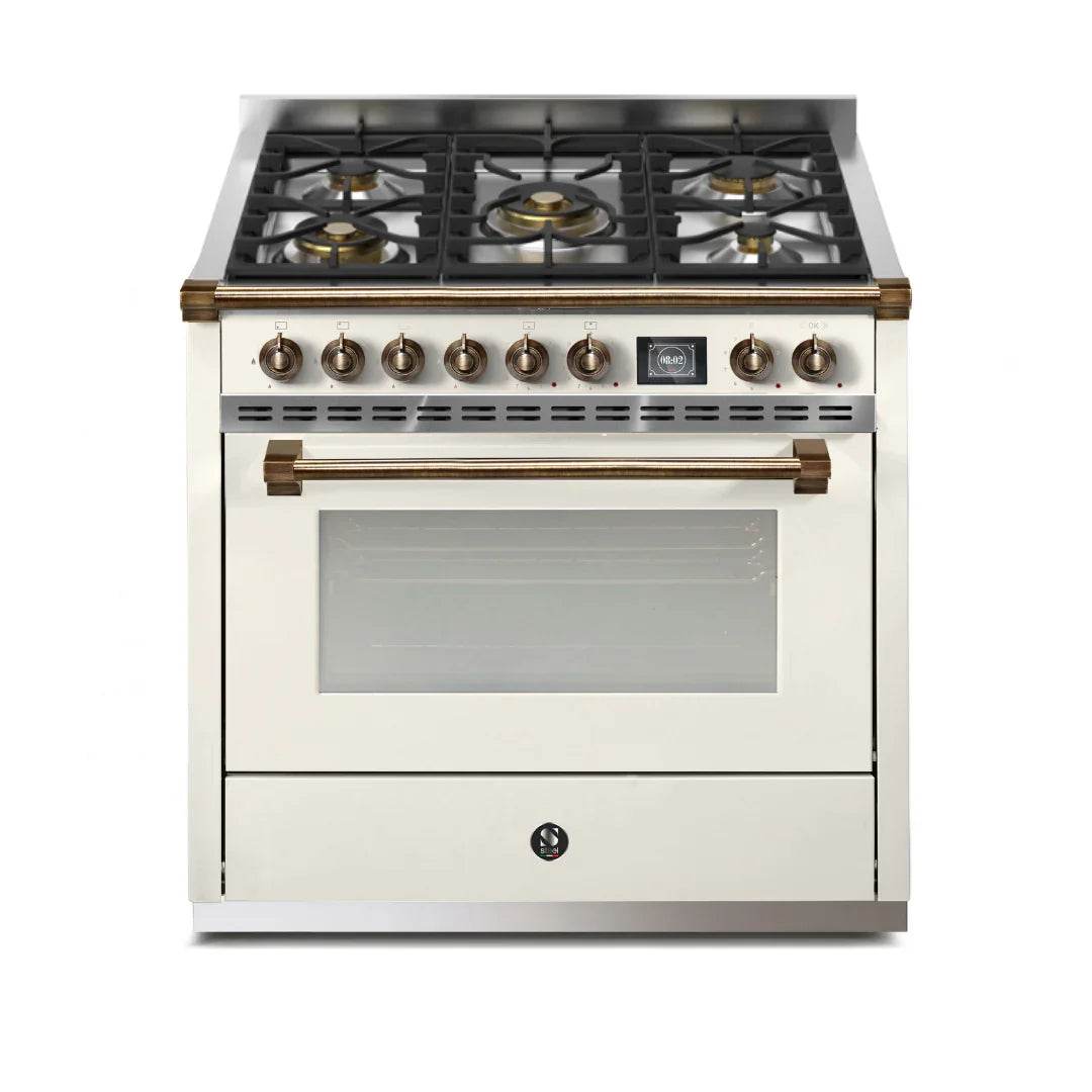 STEEL Cucine Ascot 90 cm - Gas Fuel - Carvers Interiors - Cookers and Bathroom Showroom Wolverhampton