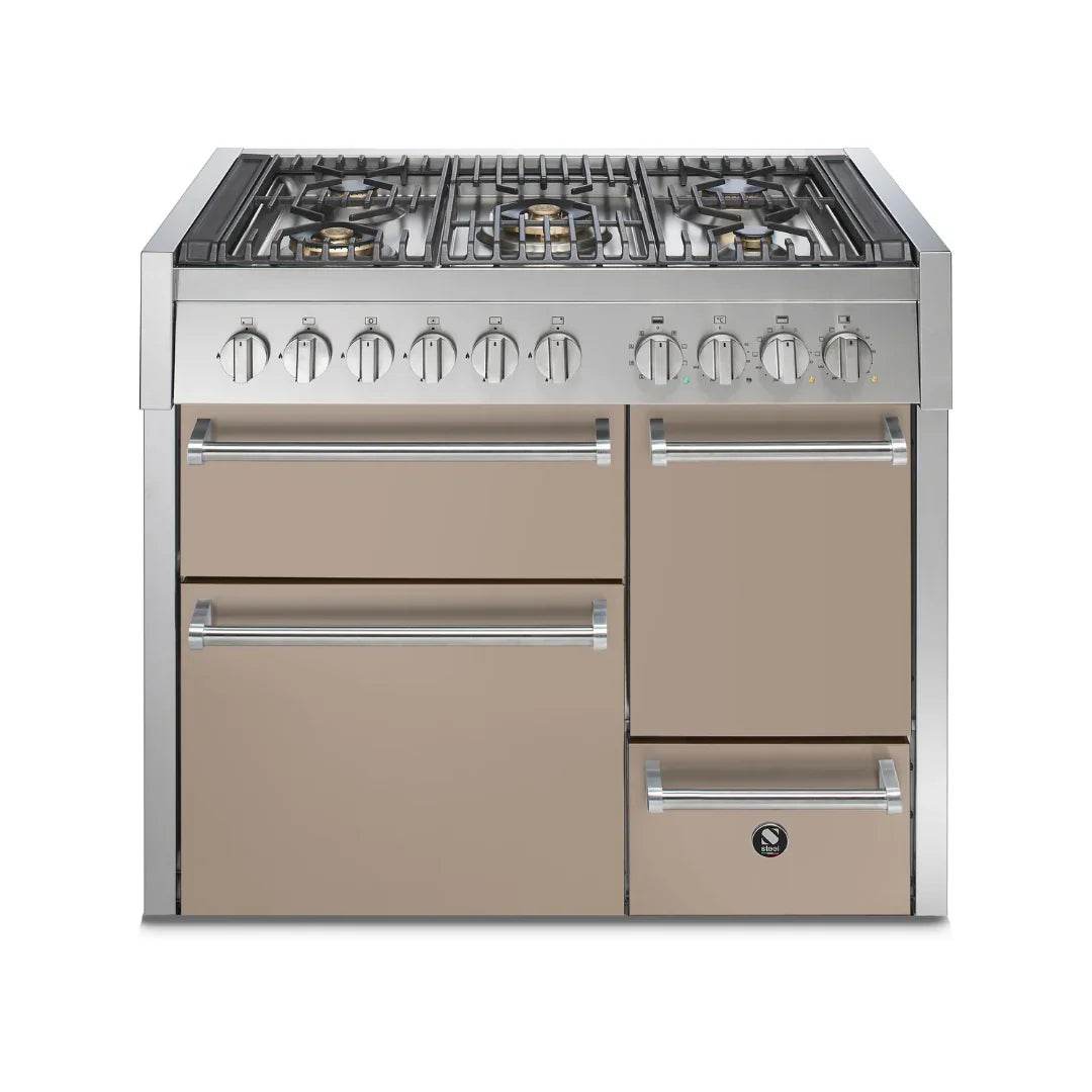 STEEL Cucine Genesi 100 cm - Triple Ovens - Carvers Interiors - Cookers and Bathroom Showroom Wolverhampton