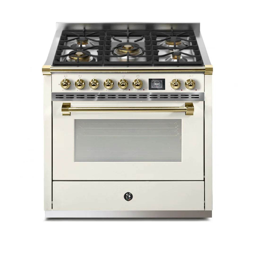 STEEL Cucine Ascot 90 cm - Gas Fuel - Carvers Interiors - Cookers and Bathroom Showroom Wolverhampton