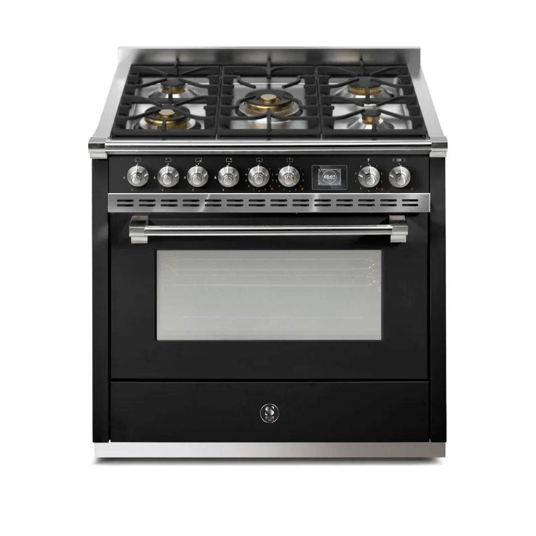 STEEL Cucine Ascot 90 cm - Gas Fuel - Carvers Interiors - Cookers and Bathroom Showroom Wolverhampton