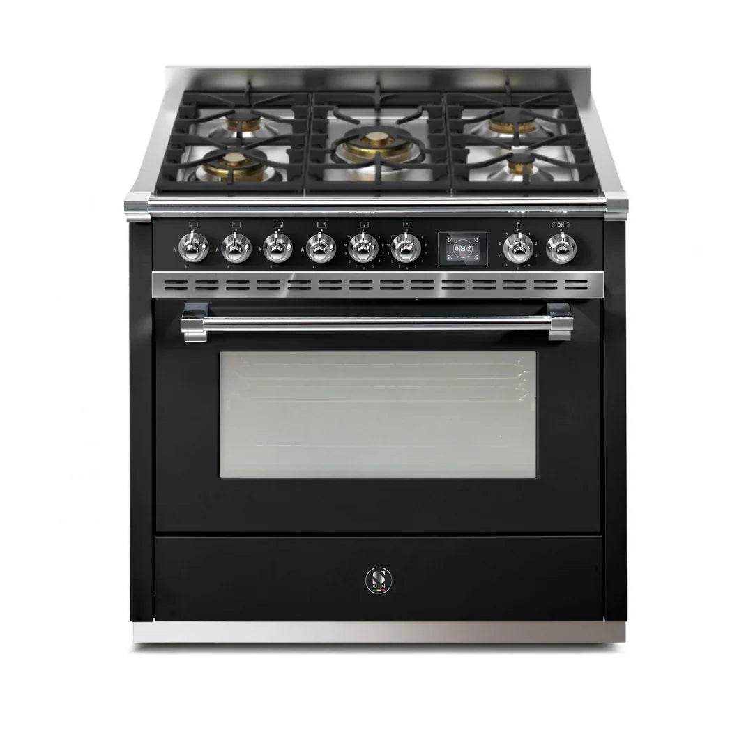 STEEL Cucine Ascot 90 cm - Gas Fuel - Carvers Interiors - Cookers and Bathroom Showroom Wolverhampton