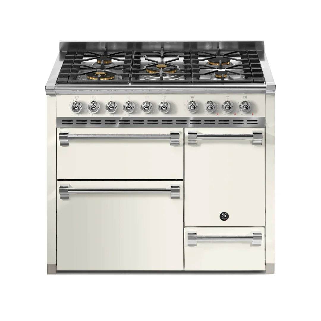 STEEL Cucine Ascot 100/3 - Solid Door - Gas Fuel - Carvers Interiors - Cookers and Bathroom Showroom Wolverhampton