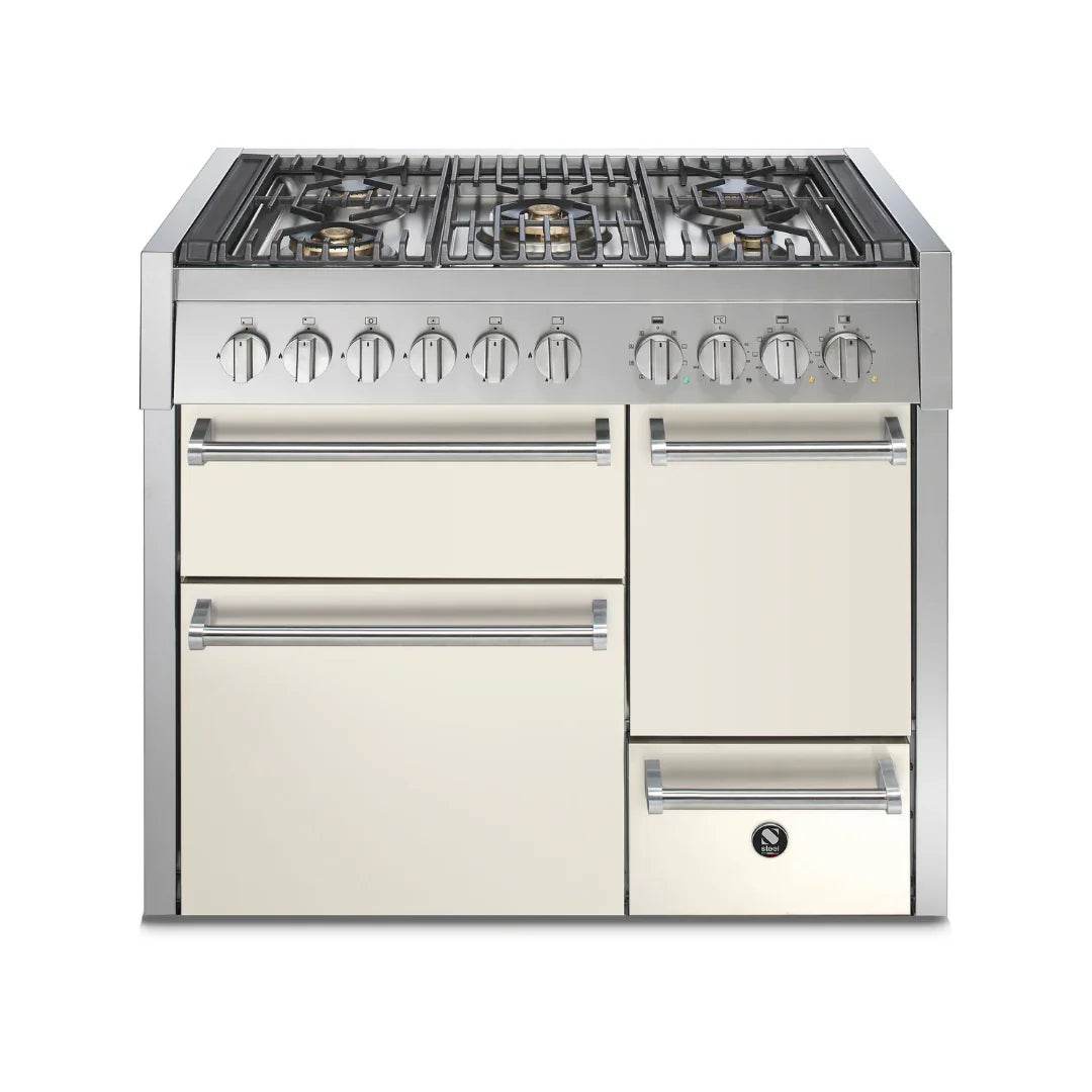 STEEL Cucine Genesi 100 cm - Triple Ovens - Carvers Interiors - Cookers and Bathroom Showroom Wolverhampton