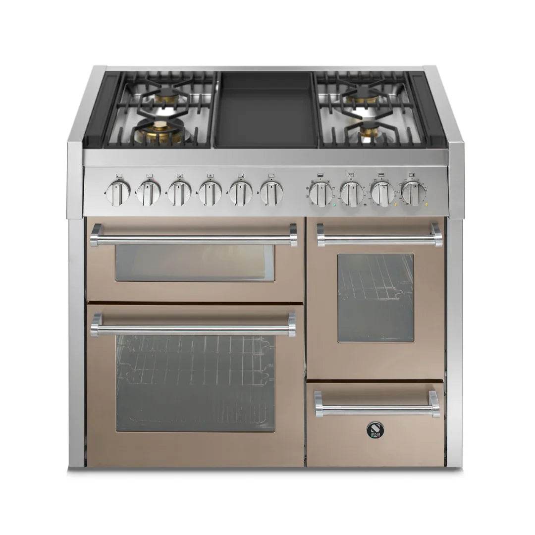 STEEL Cucine Genesi 100 cm - Triple Ovens - Carvers Interiors - Cookers and Bathroom Showroom Wolverhampton