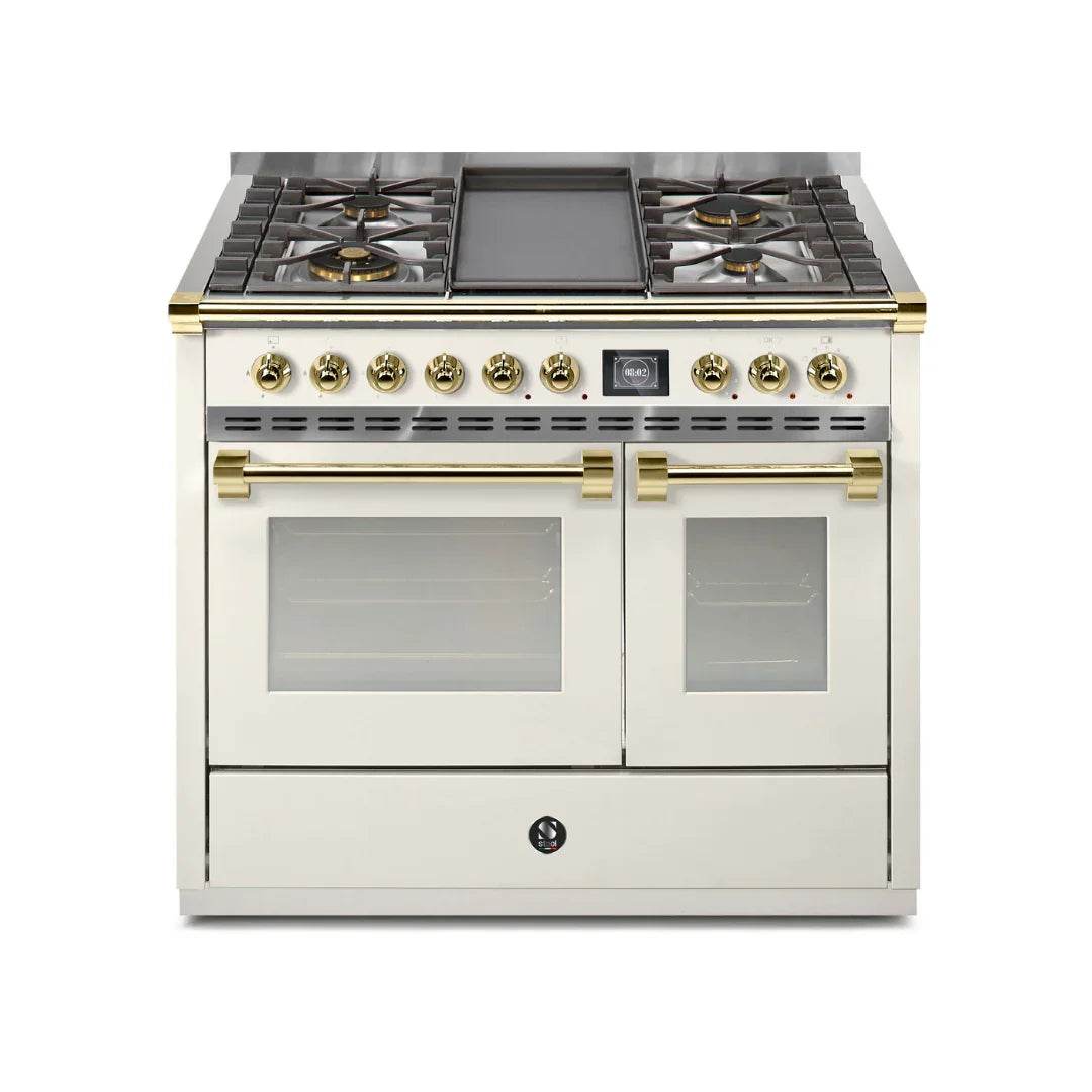 STEEL Cucine Ascot 100/2 - Mixed Hobs - Carvers Interiors - Cookers and Bathroom Showroom Wolverhampton