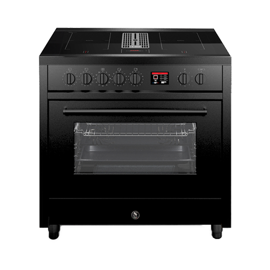 Enfasi Mistral 90 cm All Black Single Oven Induction Range Cooker