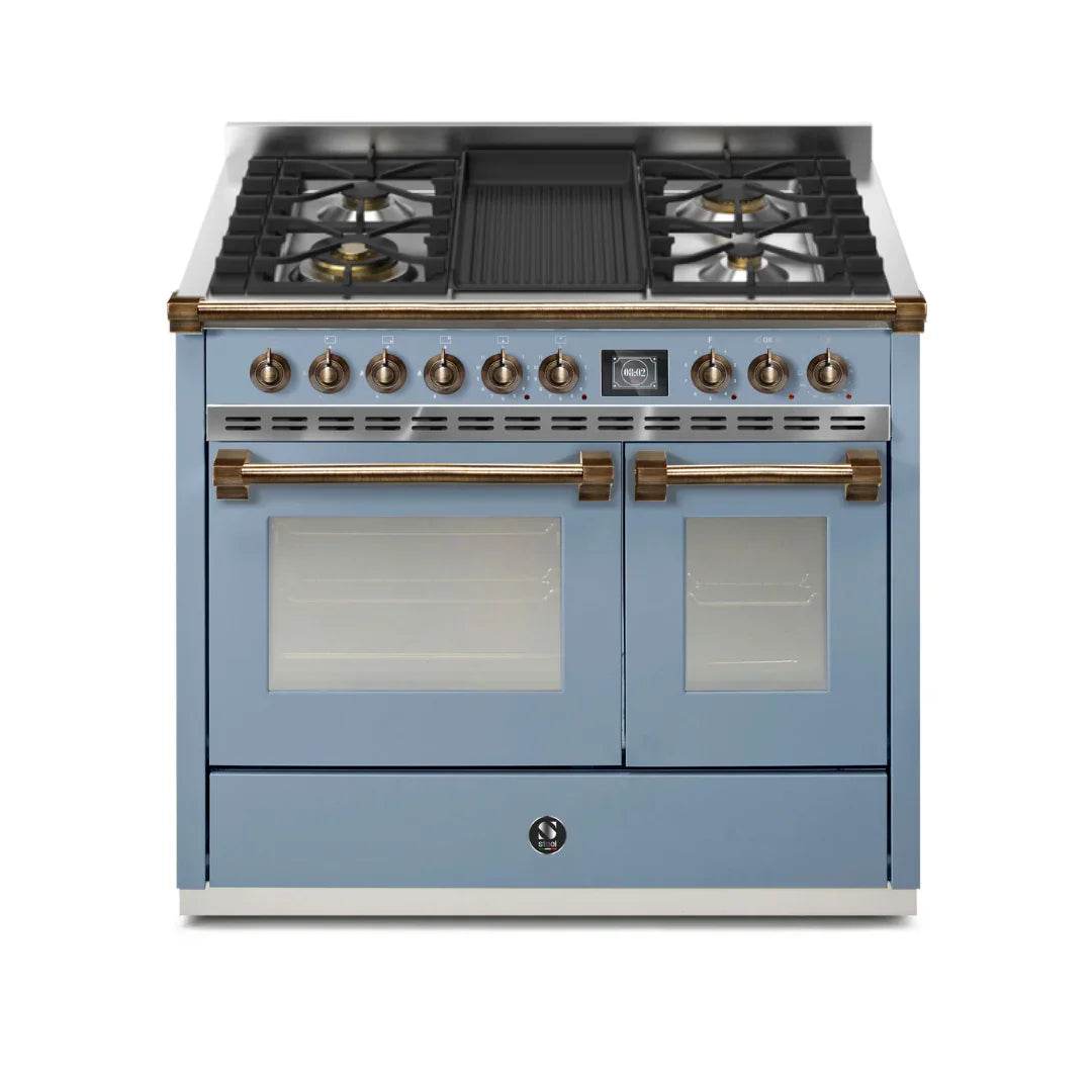 STEEL Cucine Ascot 100/2 - Mixed Hobs - Carvers Interiors - Cookers and Bathroom Showroom Wolverhampton