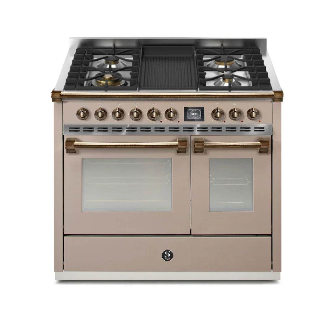 STEEL Cucine Ascot 100/2 - Mixed Hobs - Carvers Interiors - Cookers and Bathroom Showroom Wolverhampton
