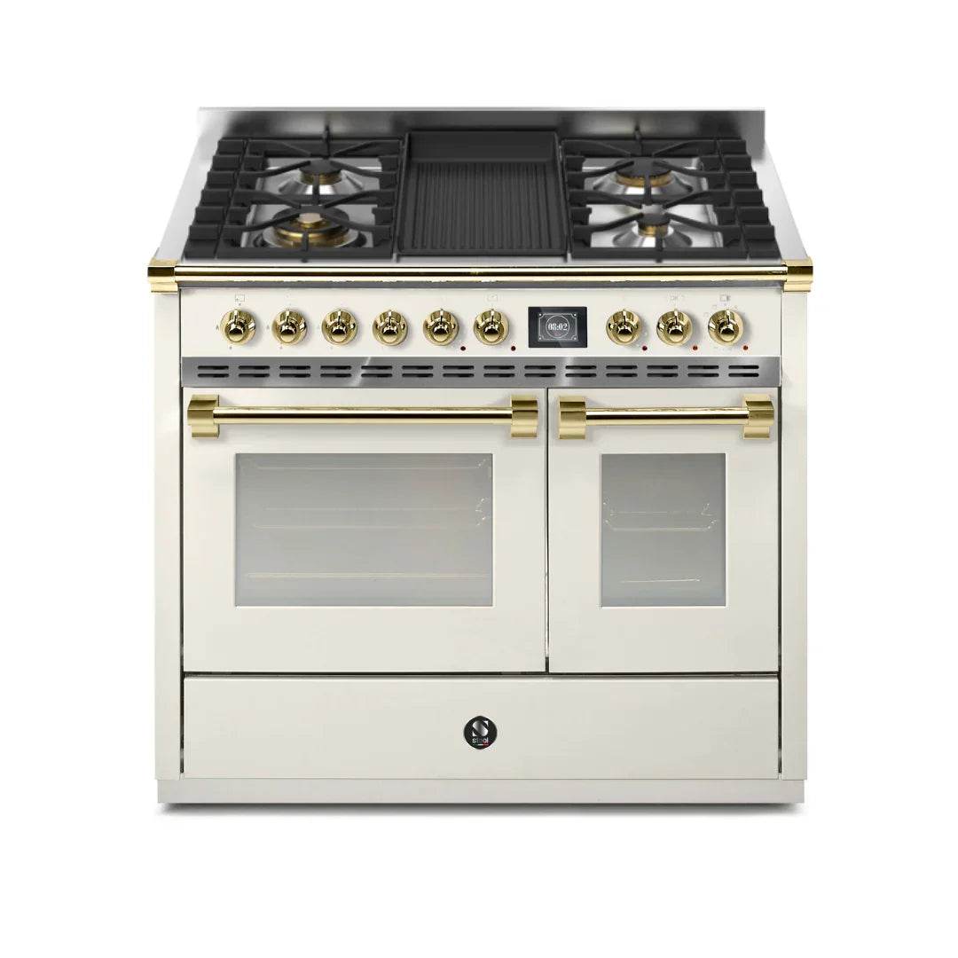 STEEL Cucine Ascot 100/2 - Mixed Hobs - Carvers Interiors - Cookers and Bathroom Showroom Wolverhampton