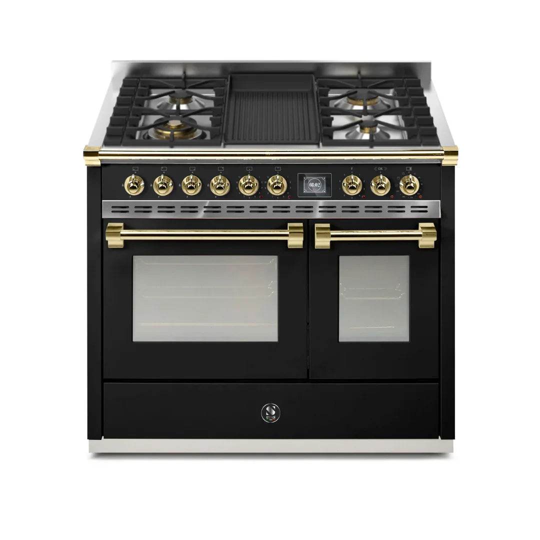 STEEL Cucine Ascot 100/2 - Mixed Hobs - Carvers Interiors - Cookers and Bathroom Showroom Wolverhampton