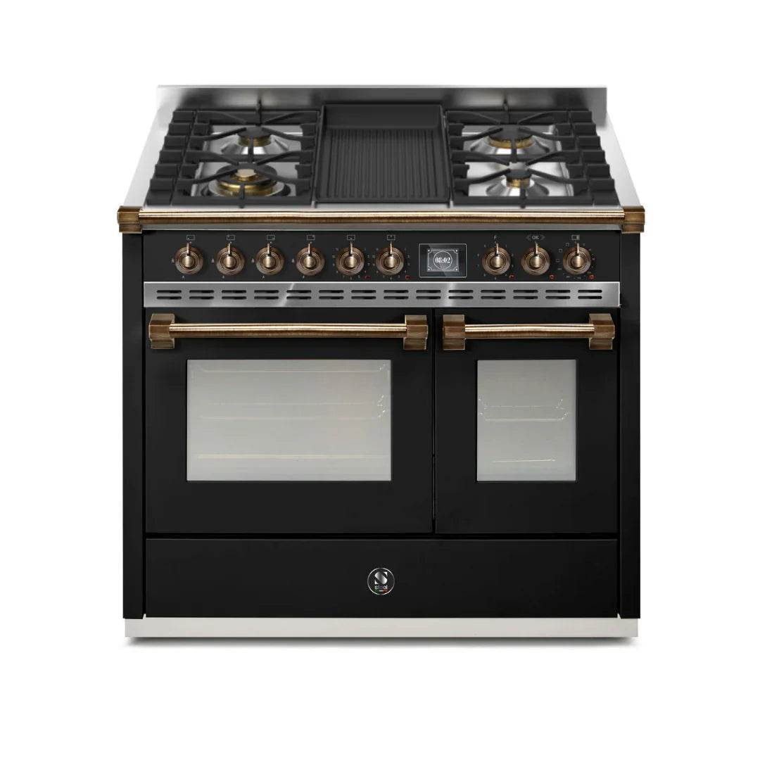 STEEL Cucine Ascot 100/2 - Mixed Hobs - Carvers Interiors - Cookers and Bathroom Showroom Wolverhampton