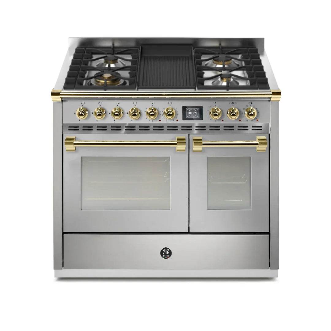 STEEL Cucine Ascot 100/2 - Mixed Hobs - Carvers Interiors - Cookers and Bathroom Showroom Wolverhampton