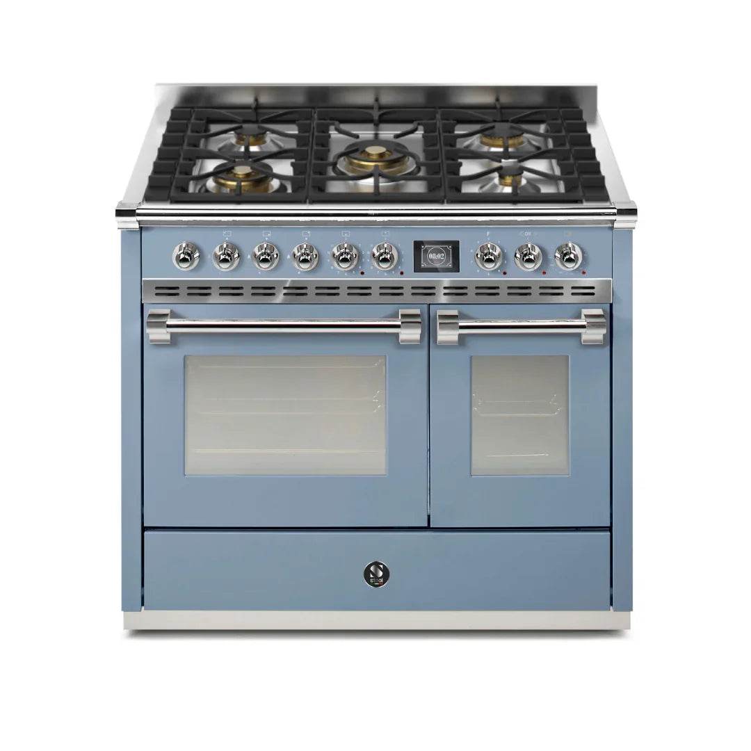 STEEL Cucine Ascot 100/2 - Gas Fuel - Carvers Interiors - Cookers and Bathroom Showroom Wolverhampton