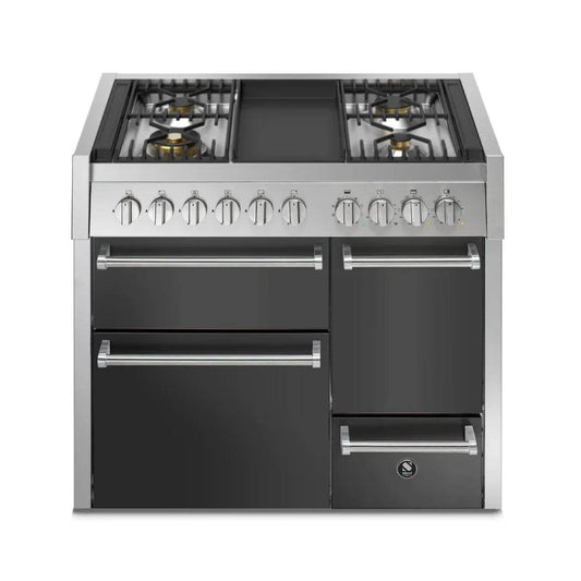 STEEL Cucine Genesi 100 cm - Triple Ovens - Carvers Interiors - Cookers and Bathroom Showroom Wolverhampton