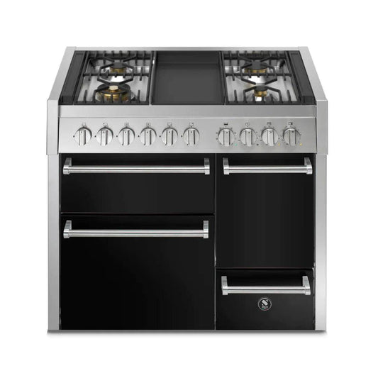 STEEL Cucine Genesi 100 cm - Triple Ovens - Carvers Interiors - Cookers and Bathroom Showroom Wolverhampton