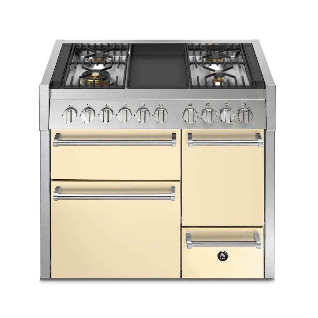 STEEL Cucine Genesi 100 cm - Triple Ovens - Carvers Interiors - Cookers and Bathroom Showroom Wolverhampton