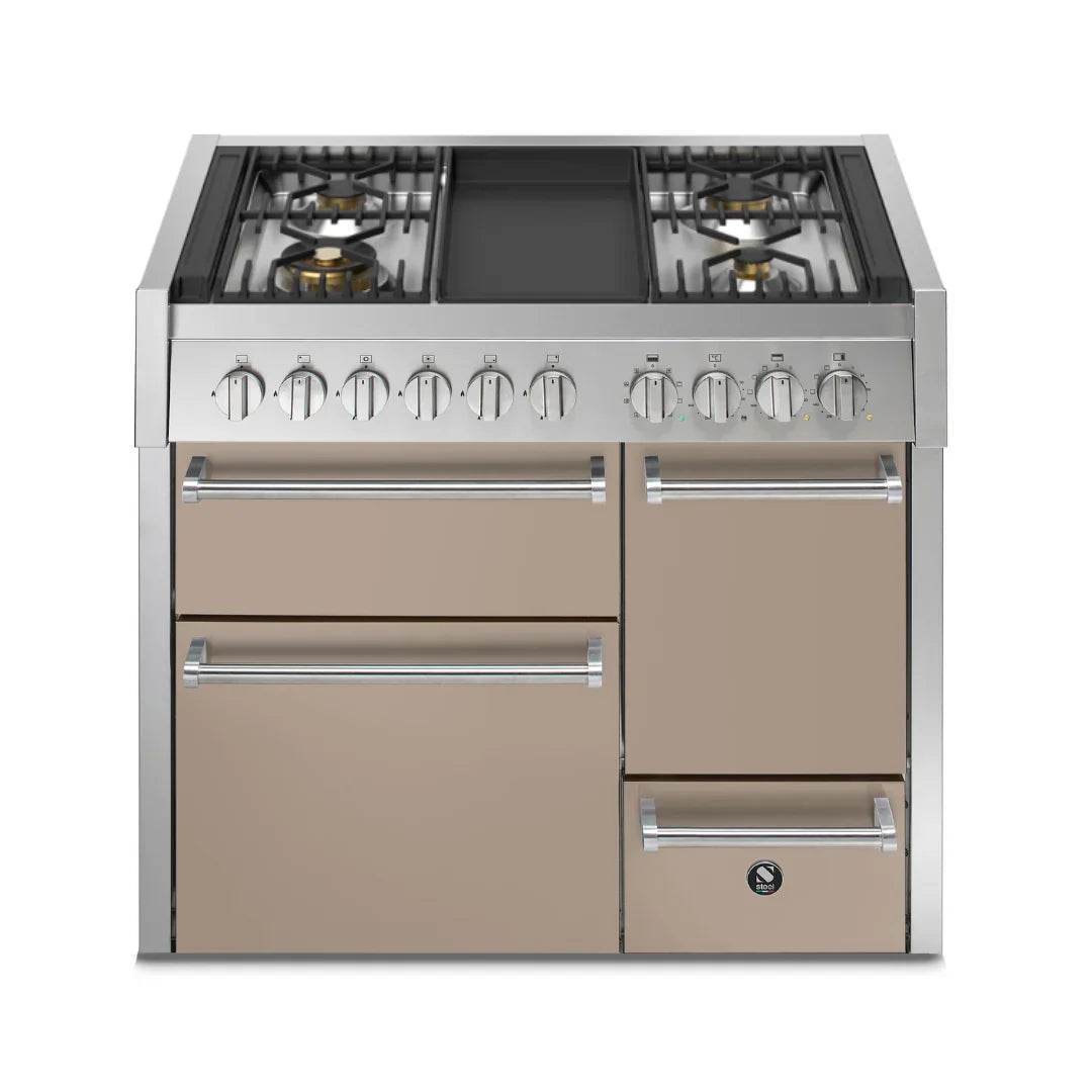 STEEL Cucine Genesi 100 cm - Triple Ovens - Carvers Interiors - Cookers and Bathroom Showroom Wolverhampton