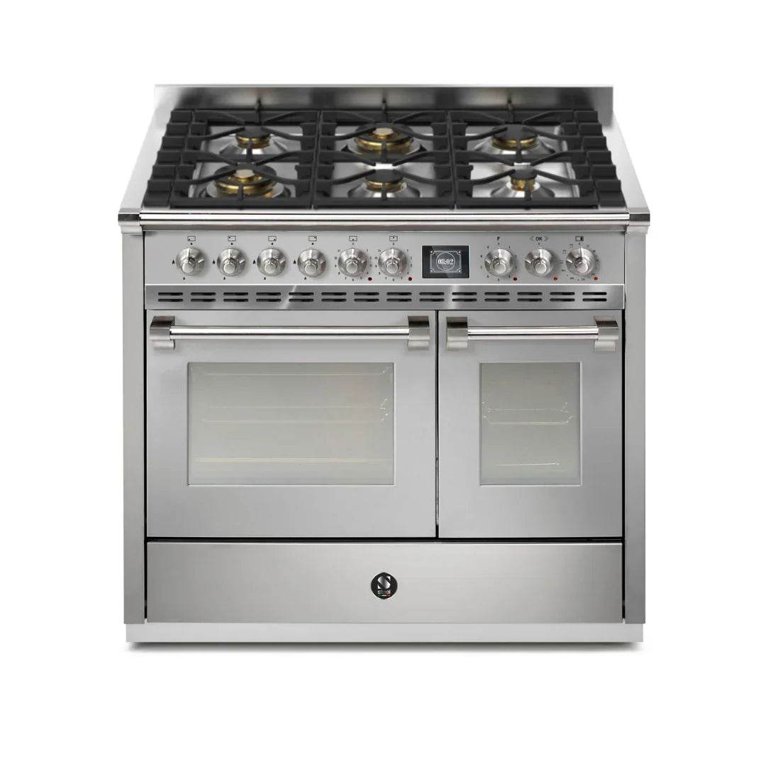 STEEL Cucine Ascot 100/2 - Gas Fuel - Carvers Interiors - Cookers and Bathroom Showroom Wolverhampton