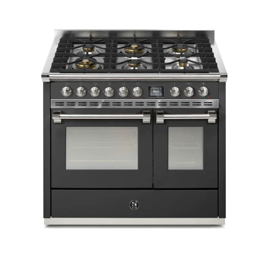 STEEL Cucine Ascot 100/2 - Gas Fuel - Carvers Interiors - Cookers and Bathroom Showroom Wolverhampton