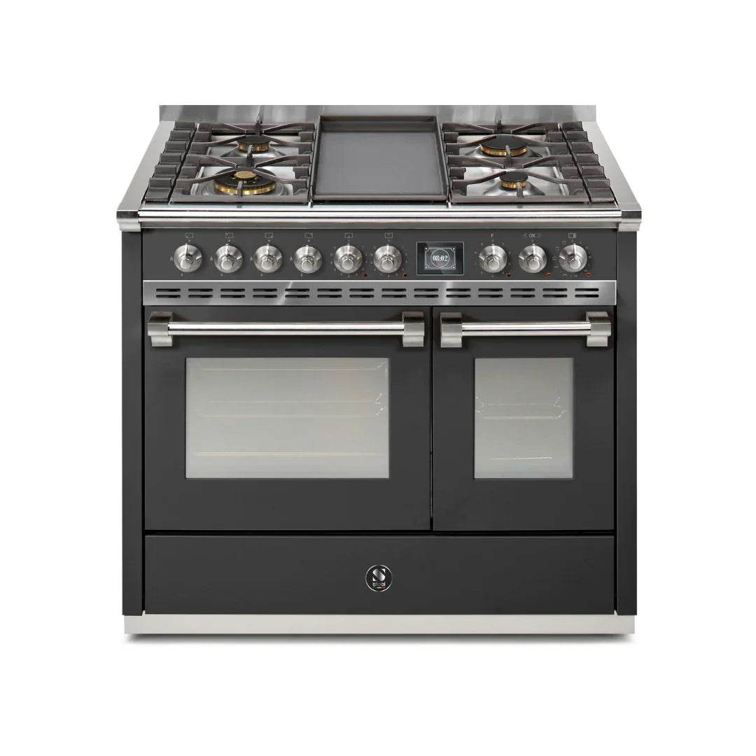 STEEL Cucine Ascot 100/2 - Mixed Hobs - Carvers Interiors - Cookers and Bathroom Showroom Wolverhampton