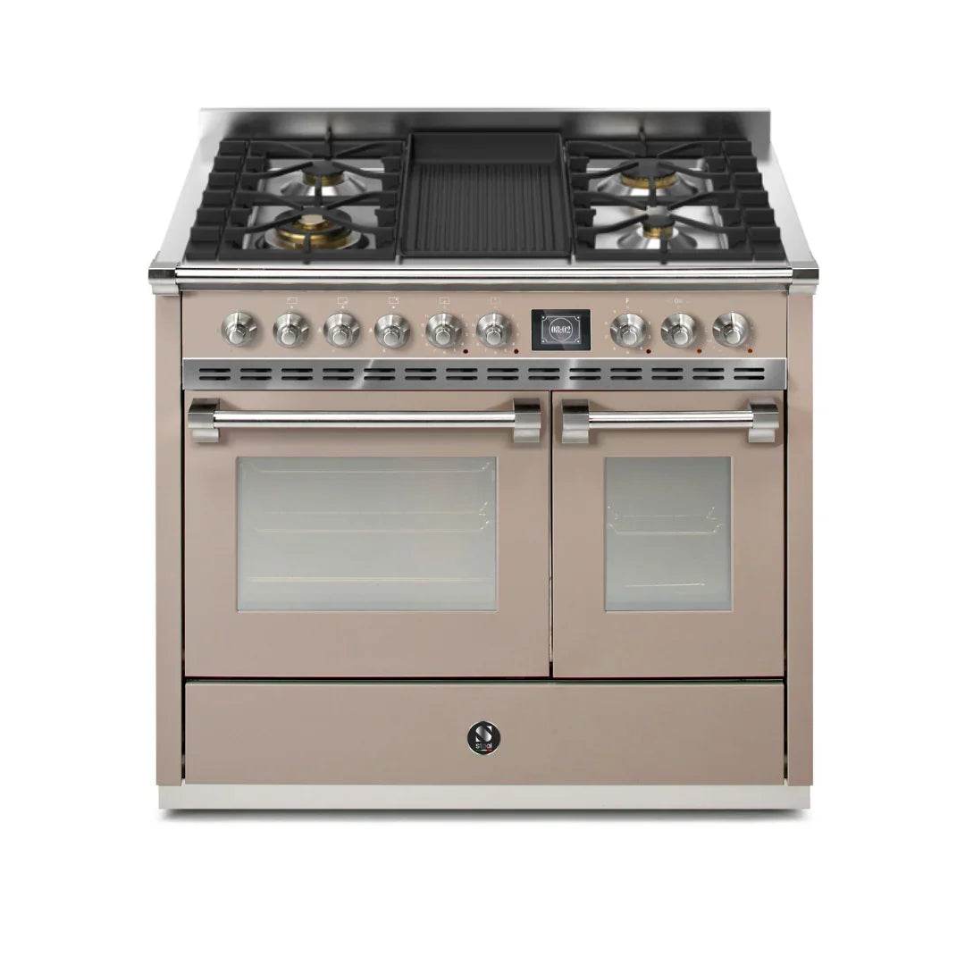 STEEL Cucine Ascot 100/2 - Mixed Hobs - Carvers Interiors - Cookers and Bathroom Showroom Wolverhampton