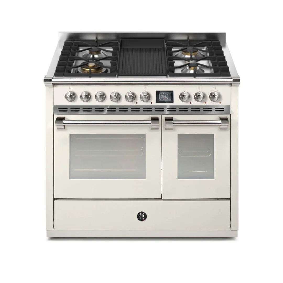 STEEL Cucine Ascot 100/2 - Mixed Hobs - Carvers Interiors - Cookers and Bathroom Showroom Wolverhampton