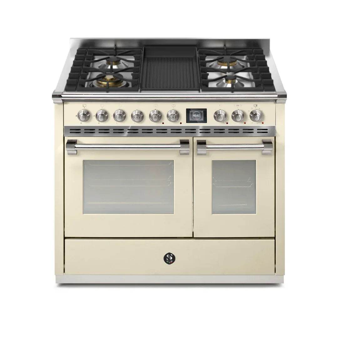 STEEL Cucine Ascot 100/2 - Mixed Hobs - Carvers Interiors - Cookers and Bathroom Showroom Wolverhampton