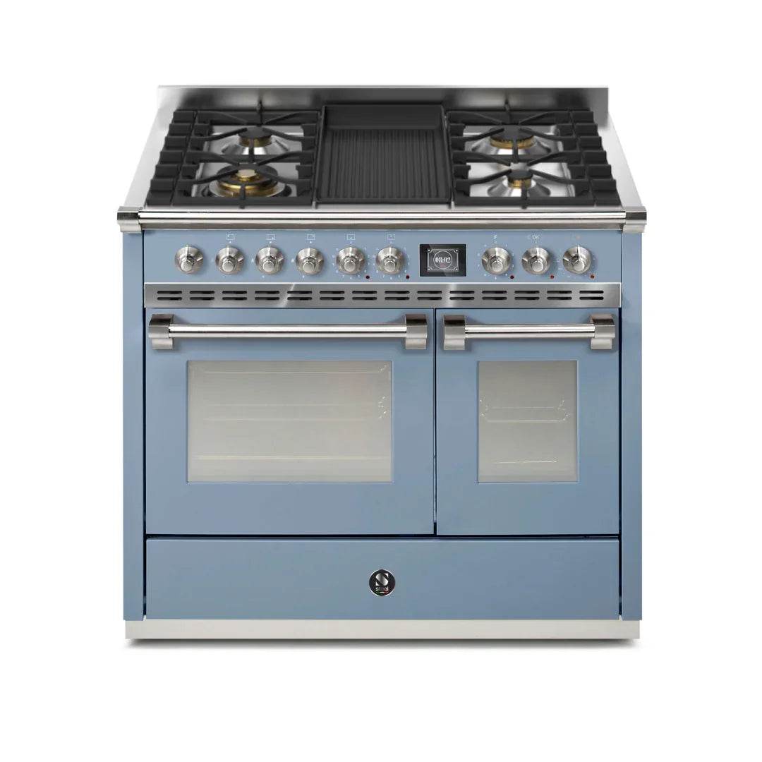 STEEL Cucine Ascot 100/2 - Mixed Hobs - Carvers Interiors - Cookers and Bathroom Showroom Wolverhampton