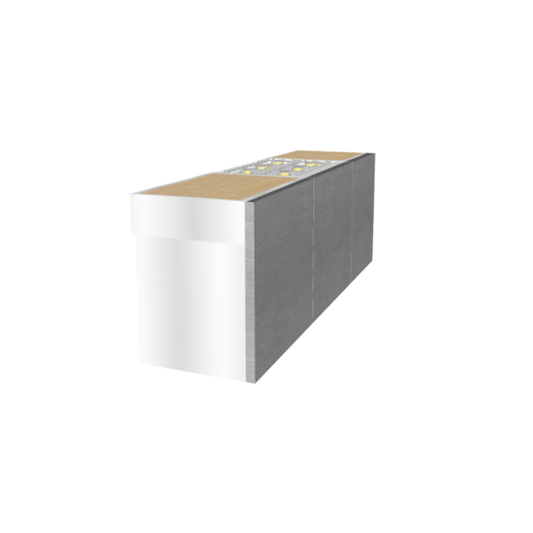 Ascot 5 cm Stainless Steel Backside Cover
