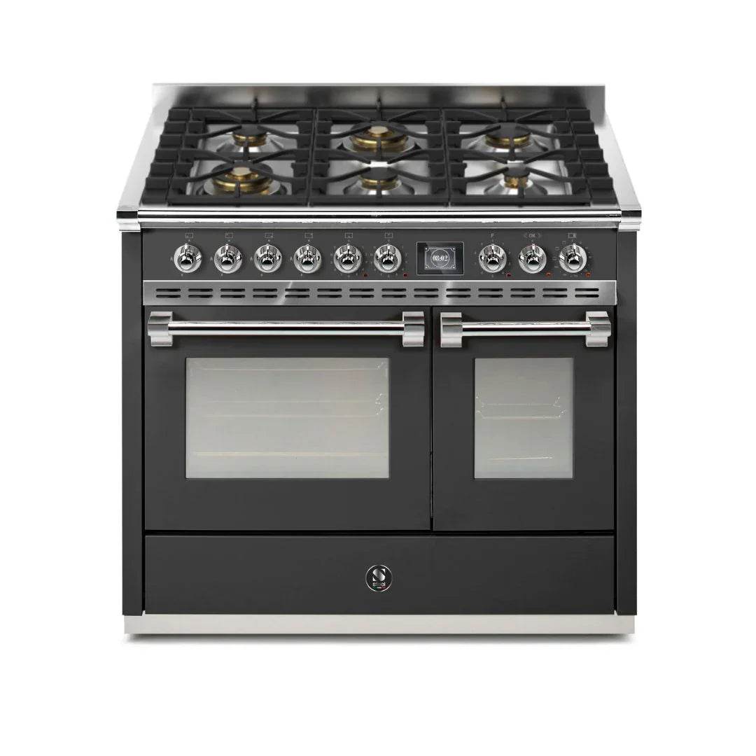STEEL Cucine Ascot 100/2 - Gas Fuel - Carvers Interiors - Cookers and Bathroom Showroom Wolverhampton