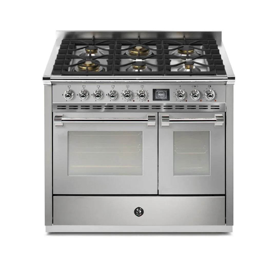 STEEL Cucine Ascot 100/2 - Gas Fuel - Carvers Interiors - Cookers and Bathroom Showroom Wolverhampton