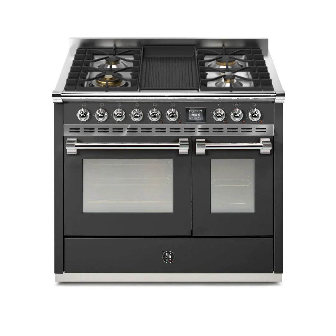 STEEL Cucine Ascot 100/2 - Mixed Hobs - Carvers Interiors - Cookers and Bathroom Showroom Wolverhampton