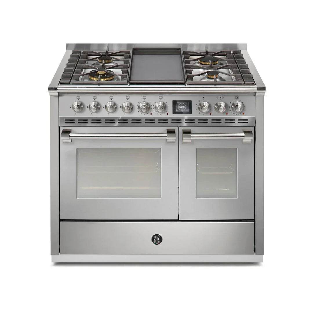 STEEL Cucine Ascot 100/2 - Mixed Hobs - Carvers Interiors - Cookers and Bathroom Showroom Wolverhampton