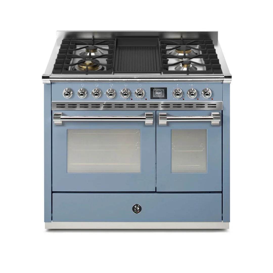 STEEL Cucine Ascot 100/2 - Mixed Hobs - Carvers Interiors - Cookers and Bathroom Showroom Wolverhampton