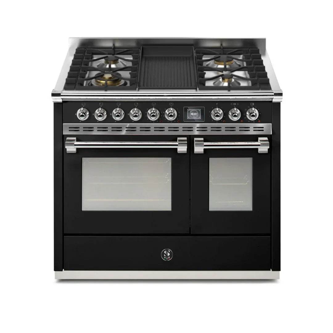 STEEL Cucine Ascot 100/2 - Mixed Hobs - Carvers Interiors - Cookers and Bathroom Showroom Wolverhampton