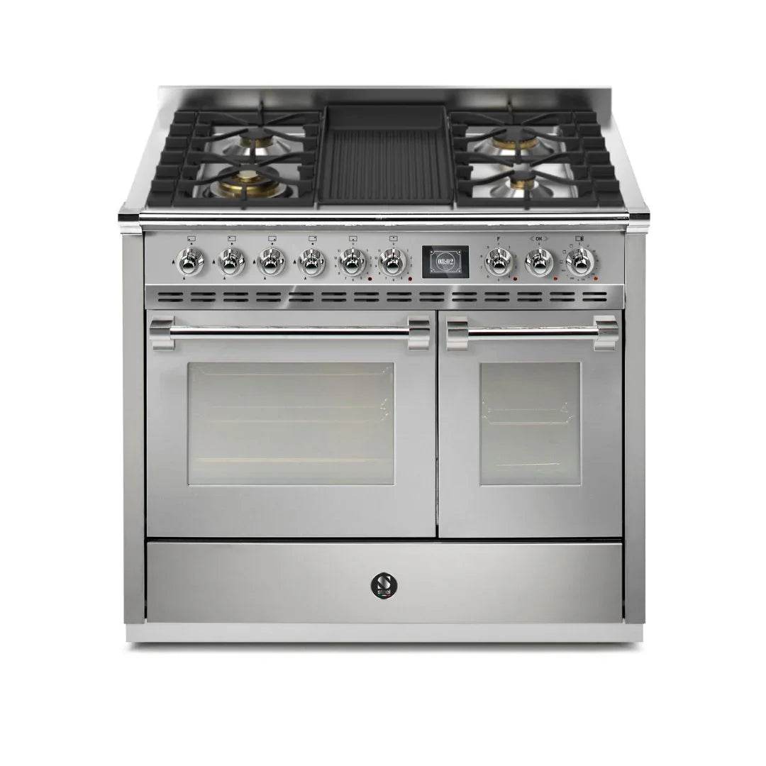 STEEL Cucine Ascot 100/2 - Mixed Hobs - Carvers Interiors - Cookers and Bathroom Showroom Wolverhampton