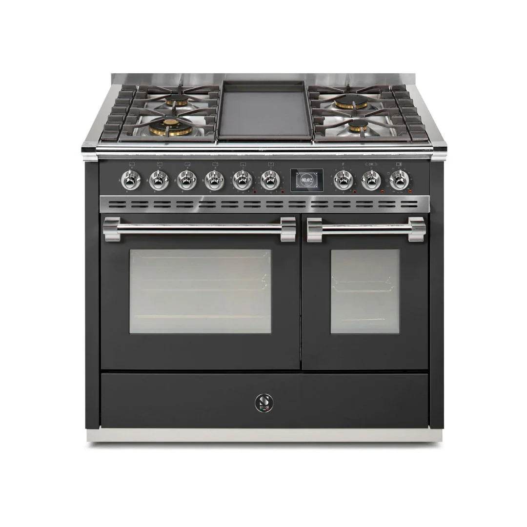 STEEL Cucine Ascot 100/2 - Mixed Hobs - Carvers Interiors - Cookers and Bathroom Showroom Wolverhampton