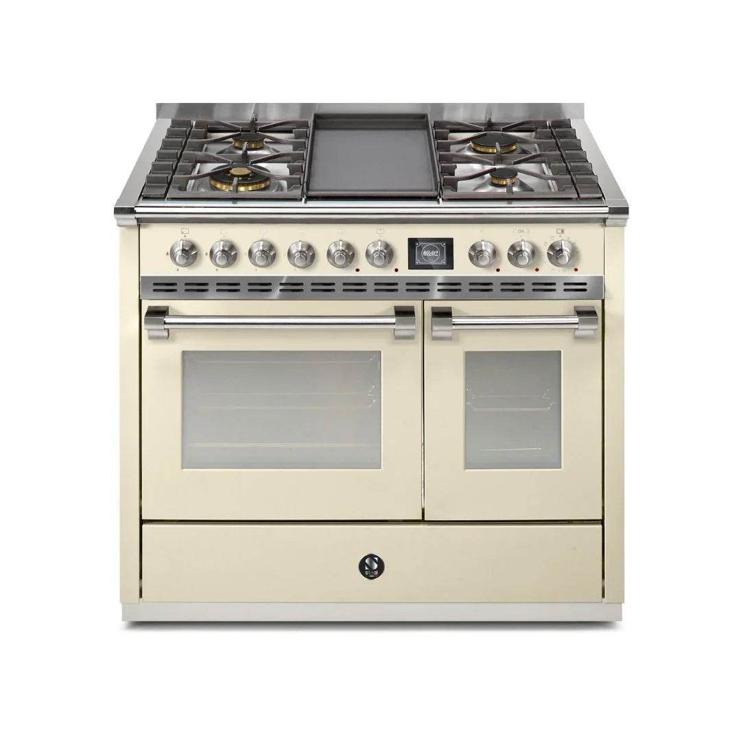 STEEL Cucine Ascot 100/2 - Mixed Hobs - Carvers Interiors - Cookers and Bathroom Showroom Wolverhampton