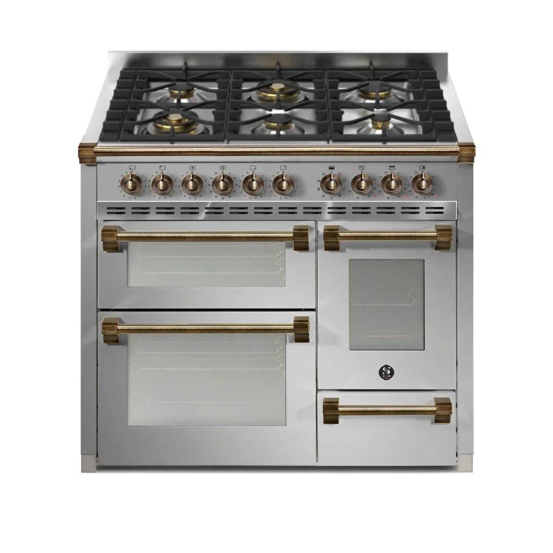 STEEL Cucine Ascot 100/3 - Gas Fuel - Carvers Interiors - Cookers and Bathroom Showroom Wolverhampton