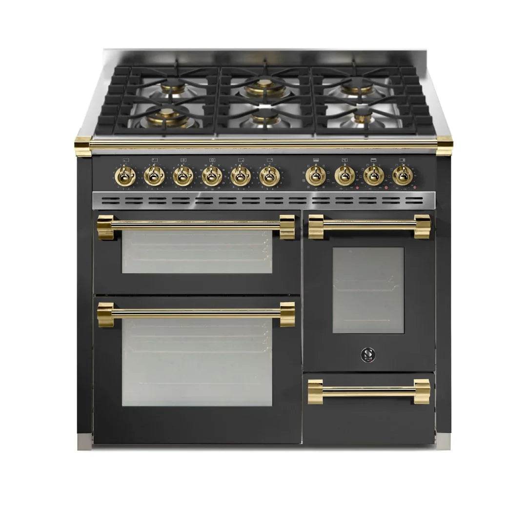 STEEL Cucine Ascot 100/3 - Gas Fuel - Carvers Interiors - Cookers and Bathroom Showroom Wolverhampton
